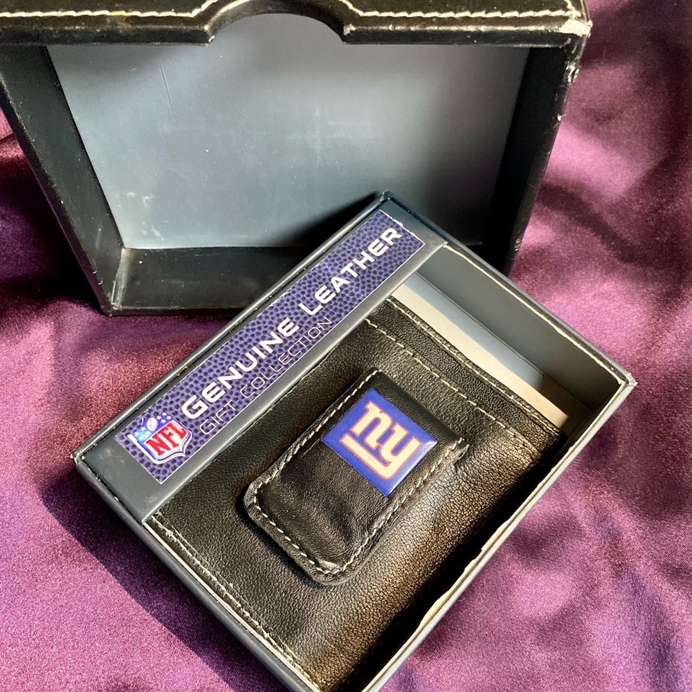 🌟New York Giants Leather Cash & Cardholder🌟